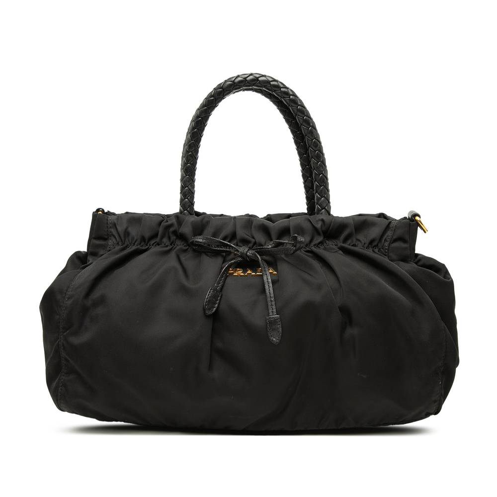 Pre-Loved Prada Tessuto Bow Satchel